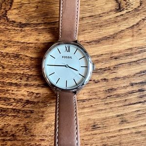 Fossil Jacqueline Brown Leather Watch